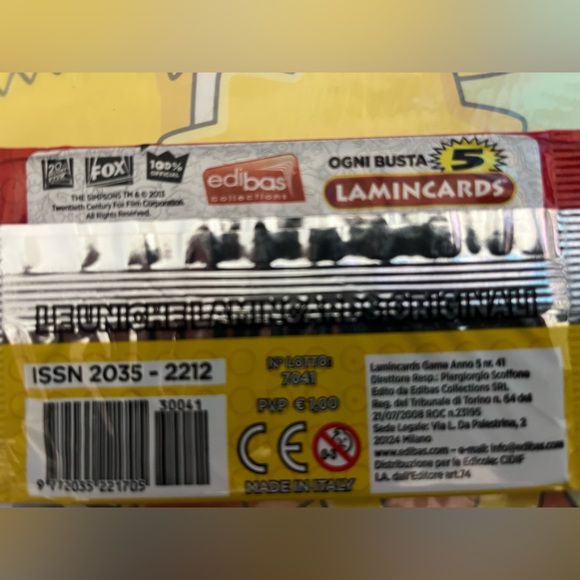 The Simpsons Lamincards - Picture 4 of 5